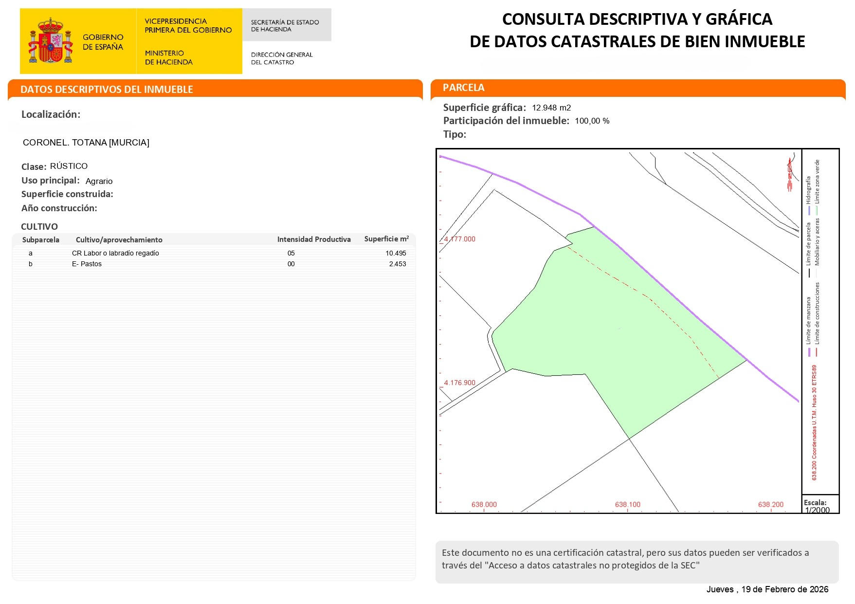 Venta Finca Próxima El Paretón - imagen 2