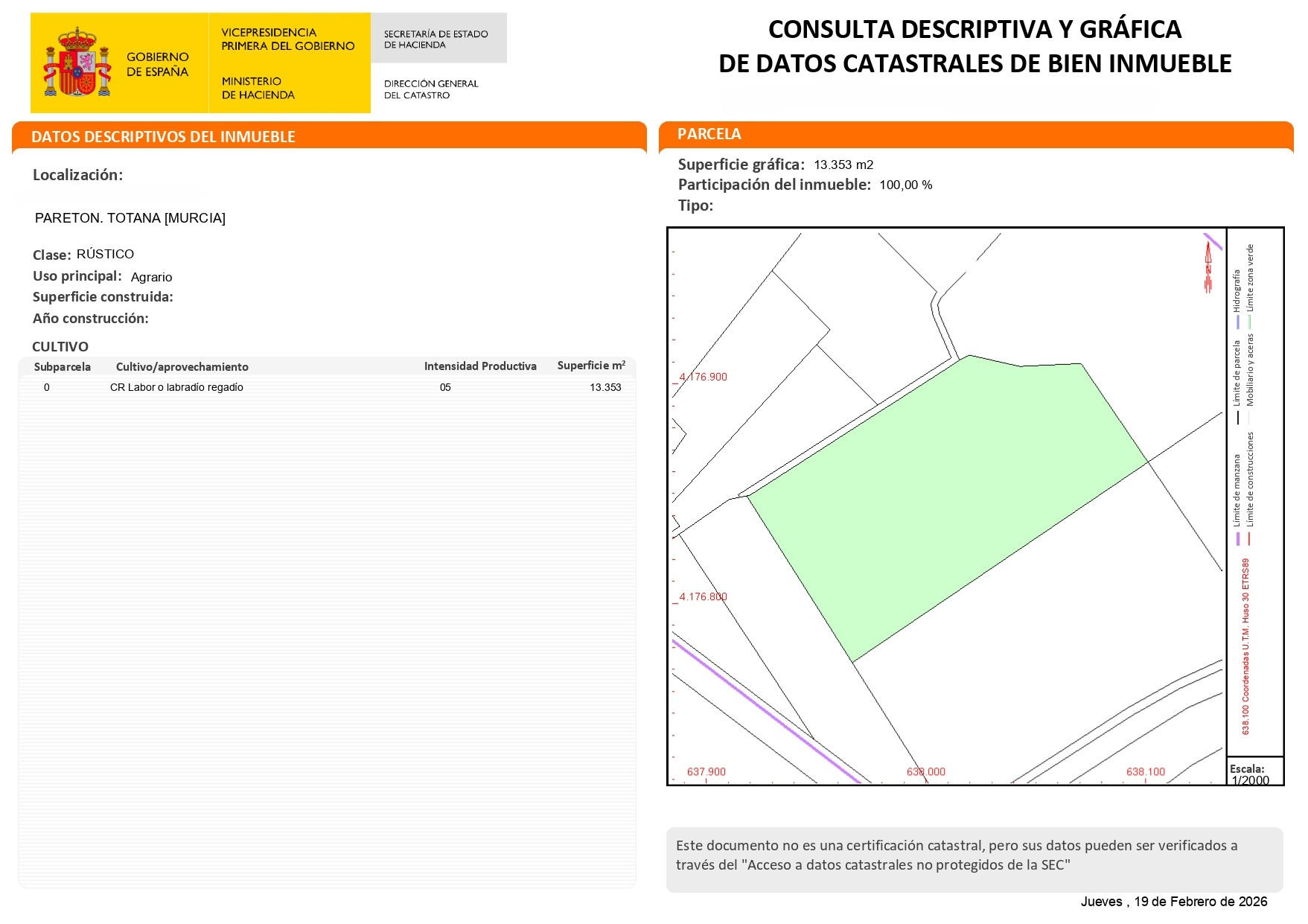 Venta Finca Próxima El Paretón - imagen 3