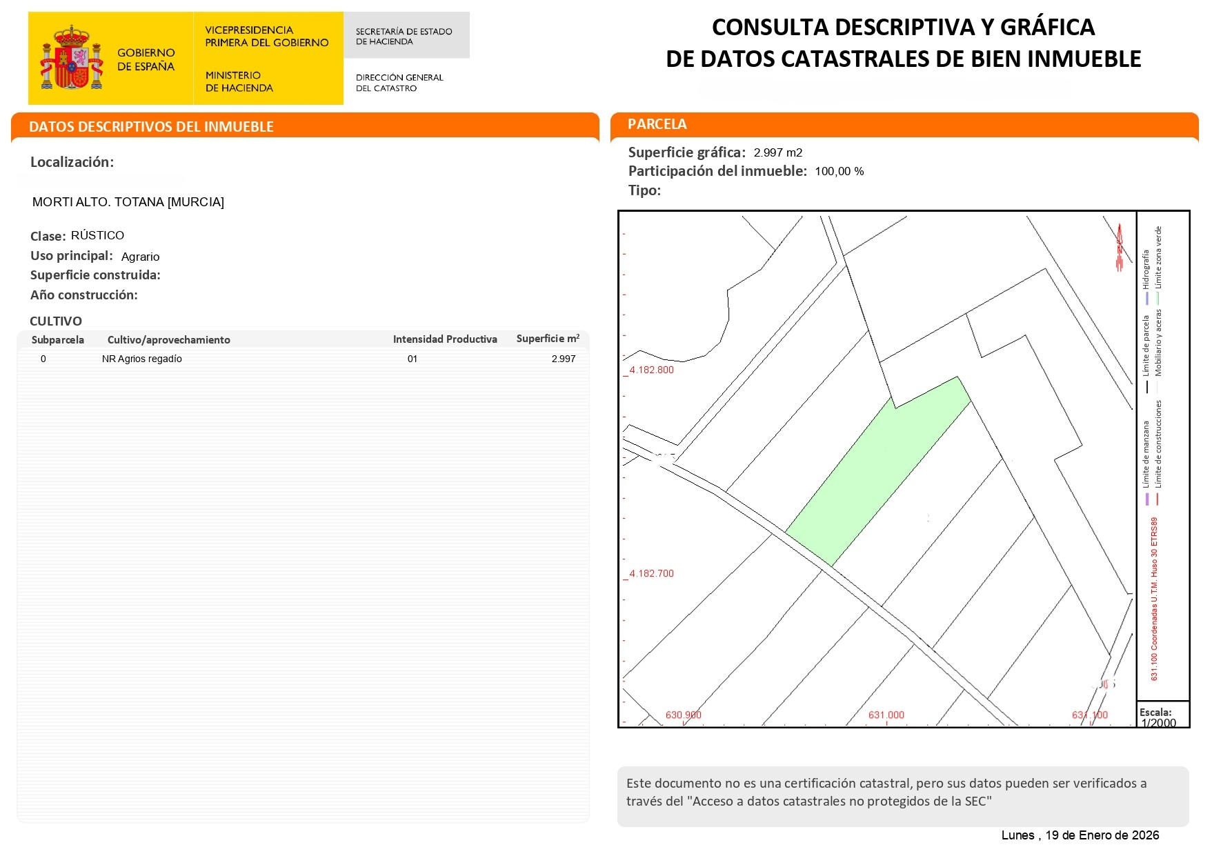 Venta Dos Parcelas Urbanizables En El Rulo, Totana - imagen 2