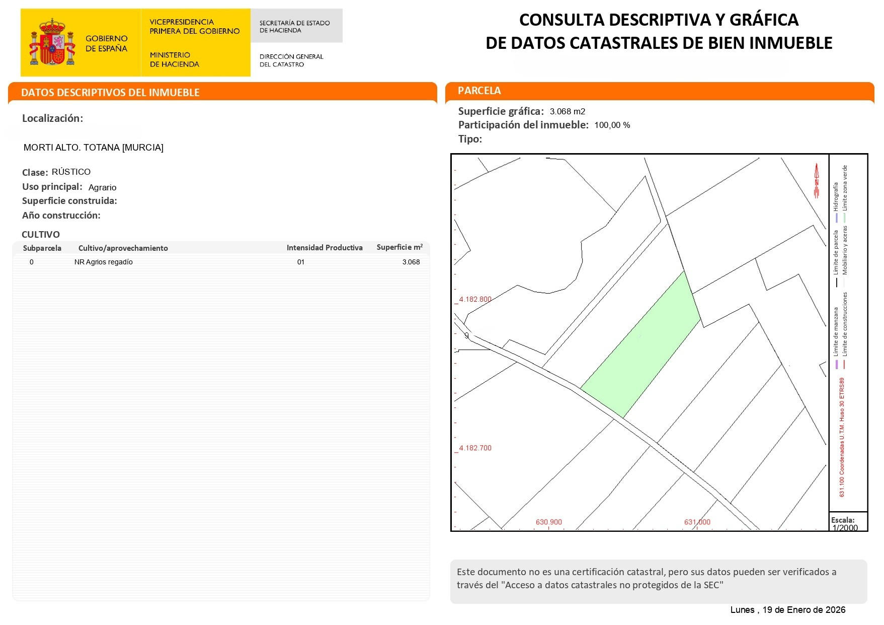 Venta Dos Parcelas Urbanizables En El Rulo, Totana - imagen 5